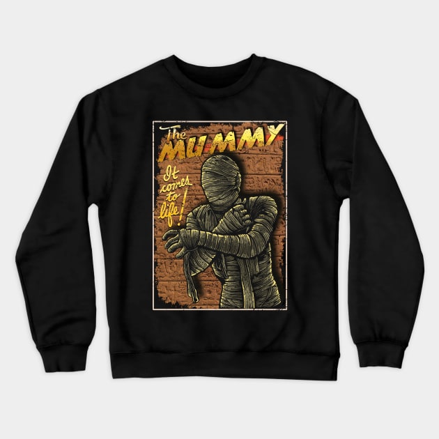 The Mummy Design Crewneck Sweatshirt by HellwoodOutfitters